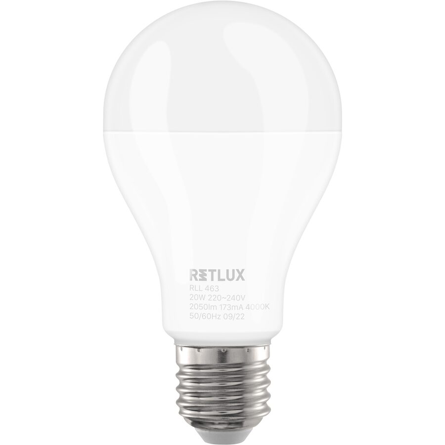 RETLUX RLL 463 A67 E27 bulb 20W CW