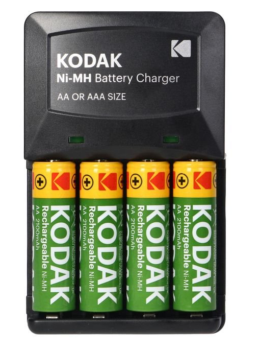 Nabíječka baterií sada Kodak K620 + 4ks AA 2100mAh nabíjecí baterie, AA, AAA
