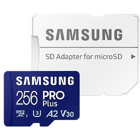 MicroSDXC 256GB PRO Plus+ SD adp SAMSUNG