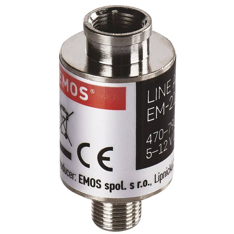 Emos zesilovač signálu DVB-T/T2 30dB 2508000900