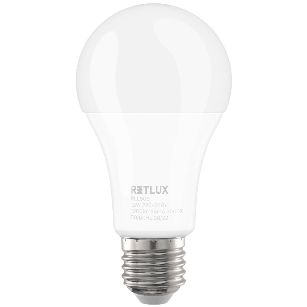 RLL 606 A60 E27 bulb 12W WW D Retlux