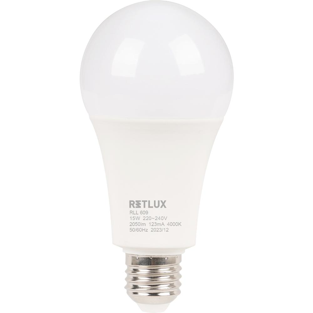 RLL 609 A70 E27 bulb 15W CW D Retlux