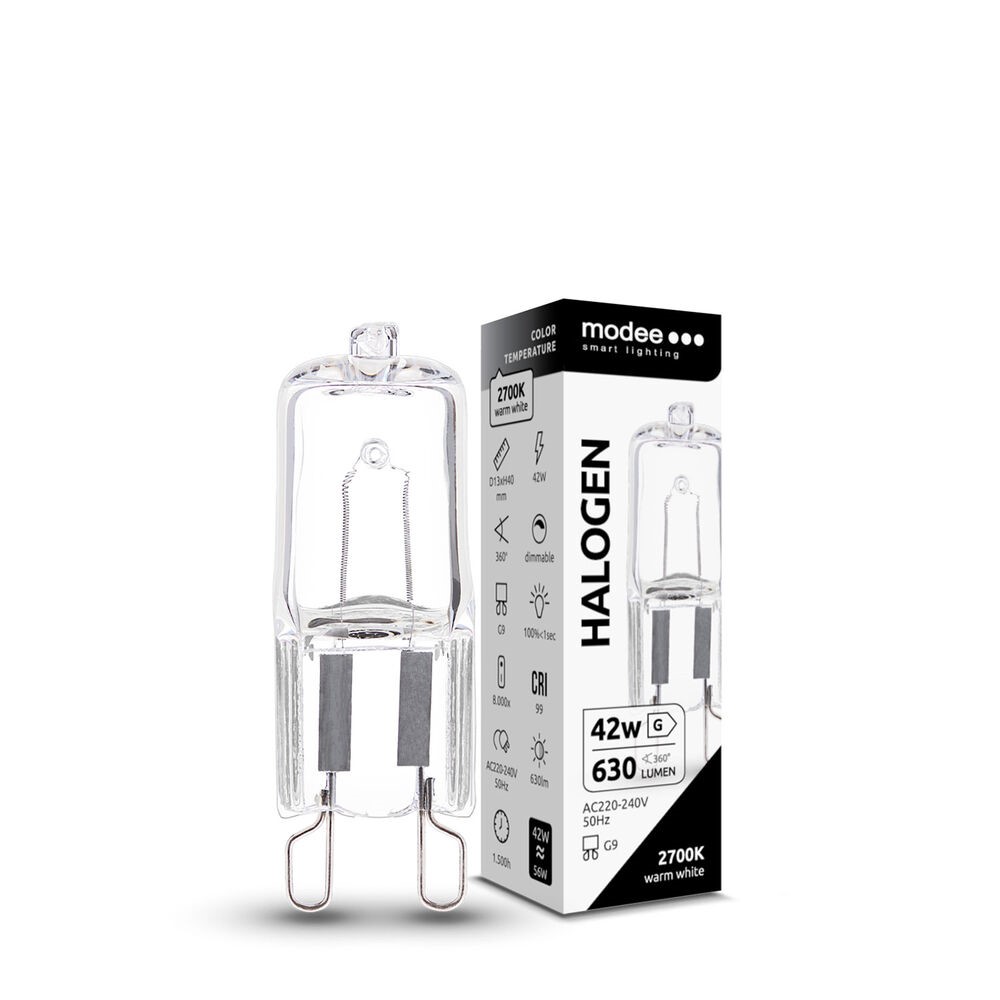 Modee Smart Lighting Žárovka halogenová G9 42W ML-HG942W Modee