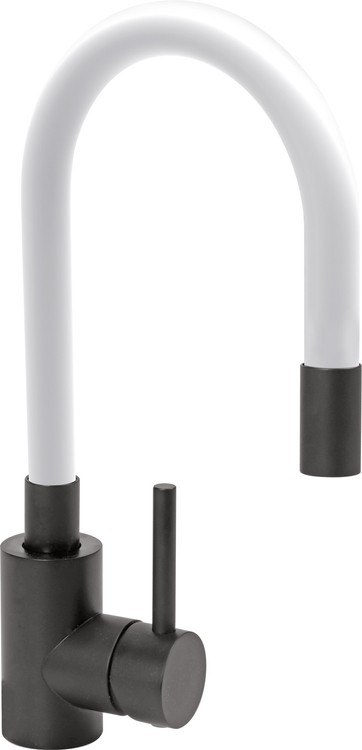 FALA Baterie dřezová BLACK FLEXIBLE bílá TO-75776