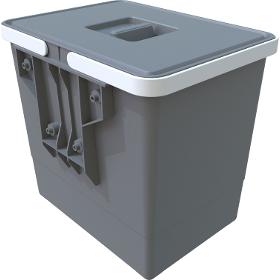 Elletipi Easy - Vestavný odpadkový koš, 15 l PBD SP SG28 C97 M
