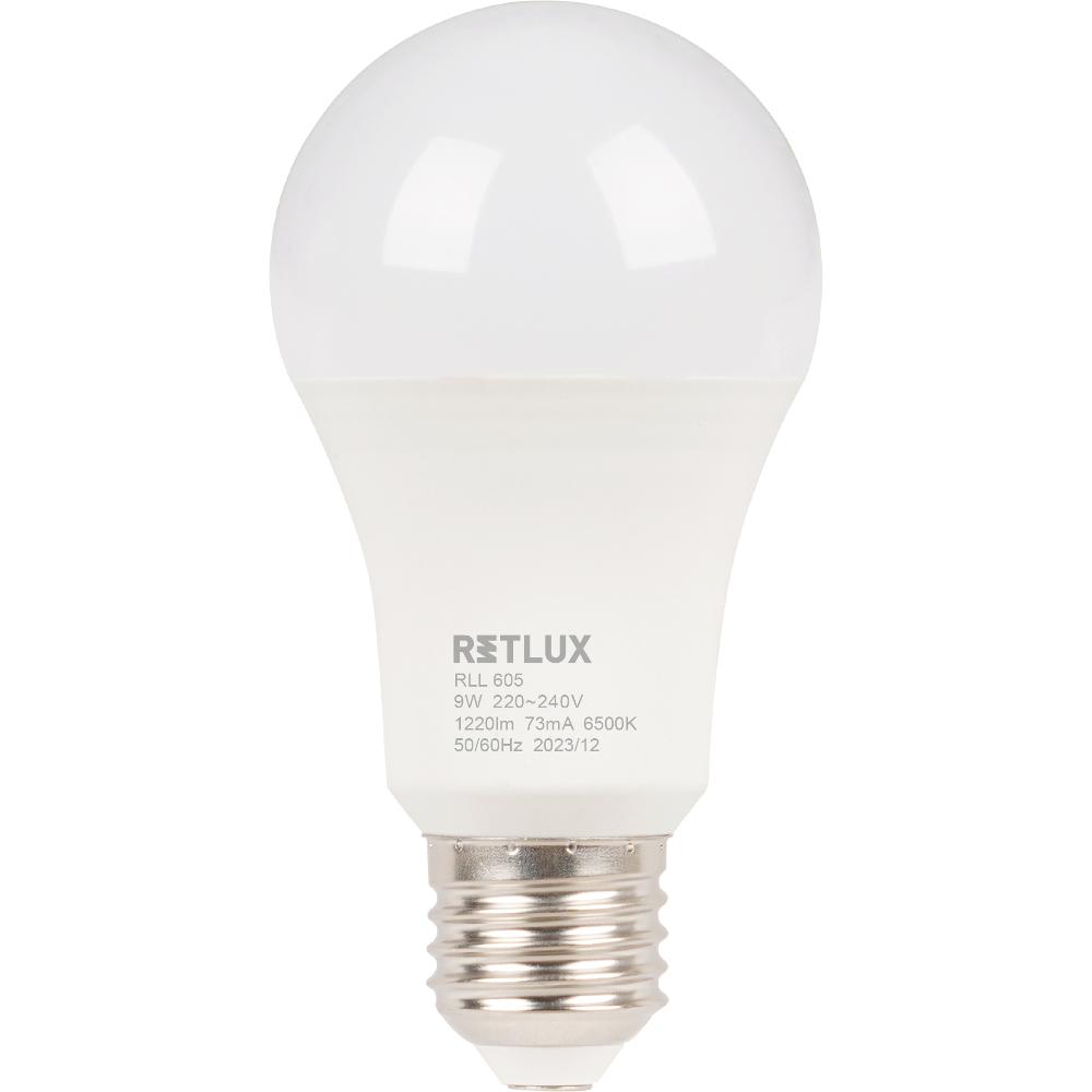 RLL 605 A60 E27 bulb 9W DL D Retlux