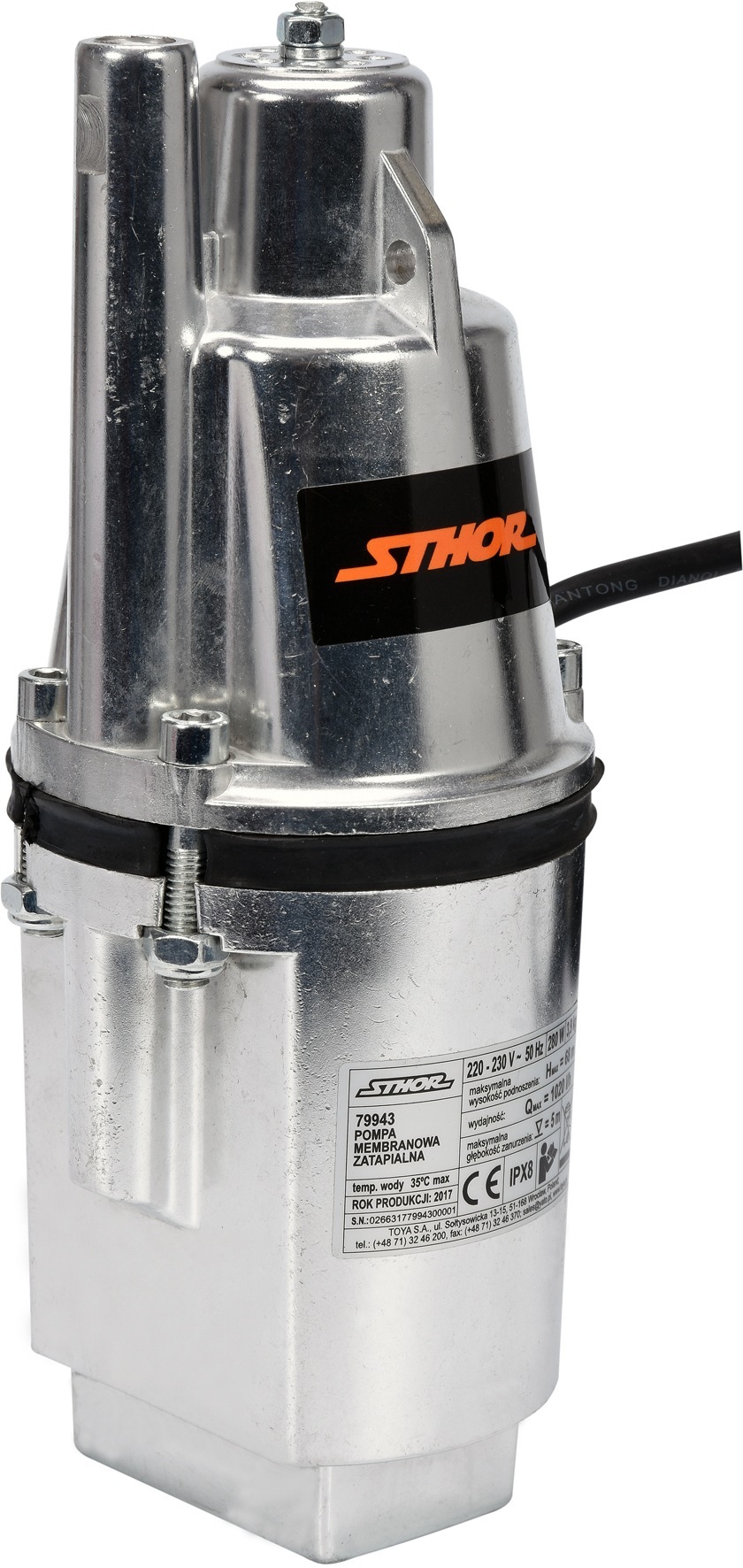 Čerpadlo membránové 280W max.1020l/h 10m STHOR TO-79943
