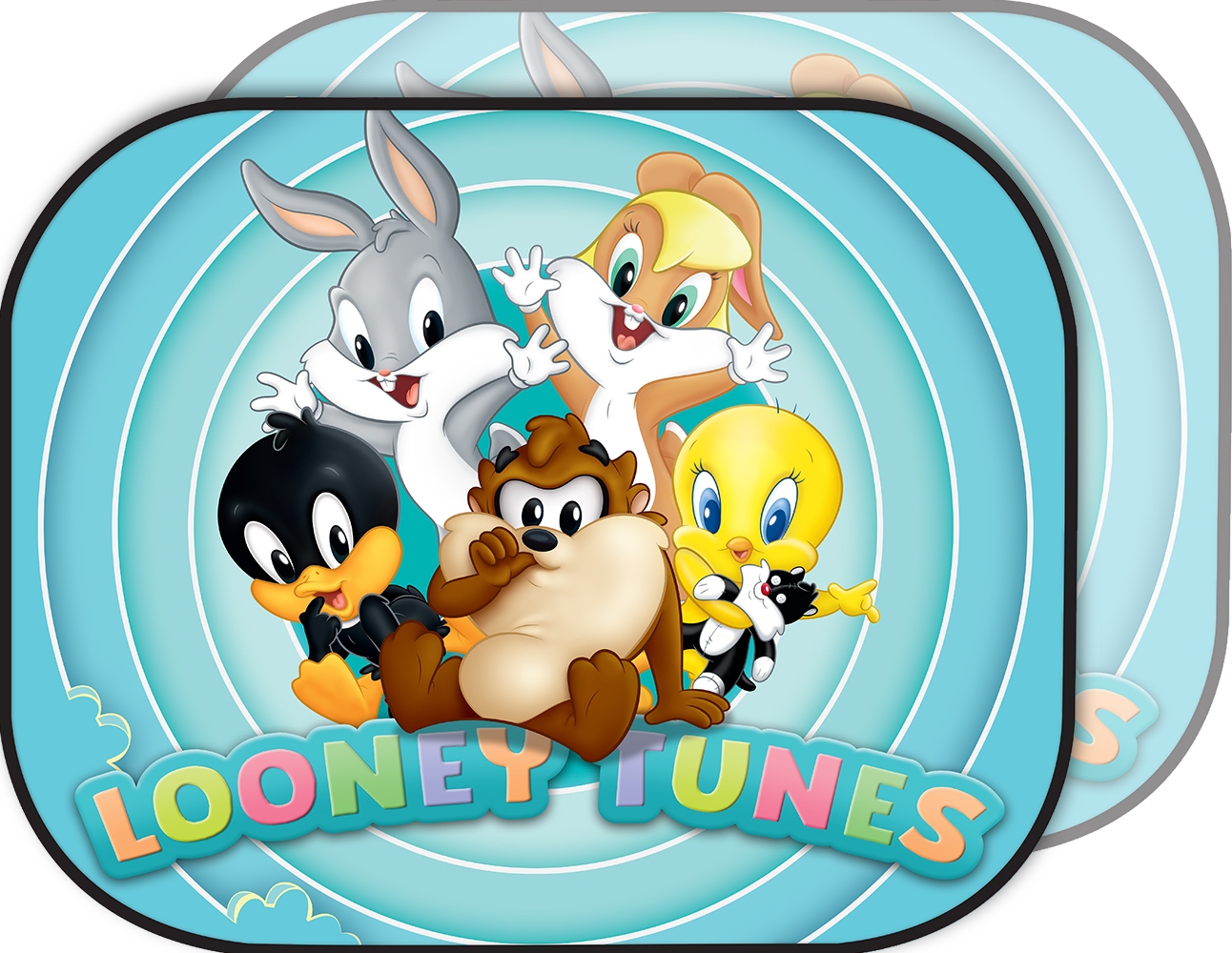 COMPASS Clona sluneční na boční okno LOONEY TUNES 2ks