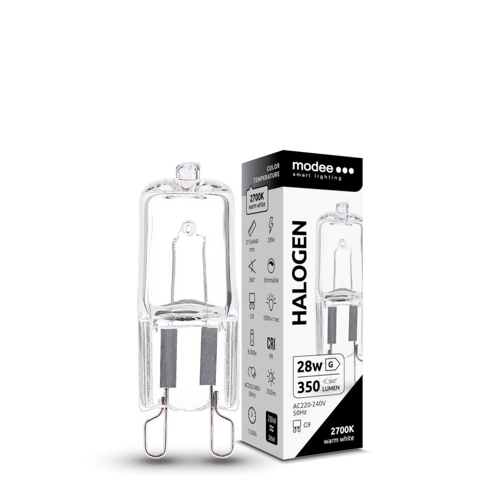 Modee Smart Lighting Žárovka halogenová G9 28W ML-HG928W Modee