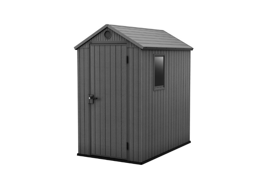 Zahradní domek Keter Darwin 4 x 6 šedý, s podlahou