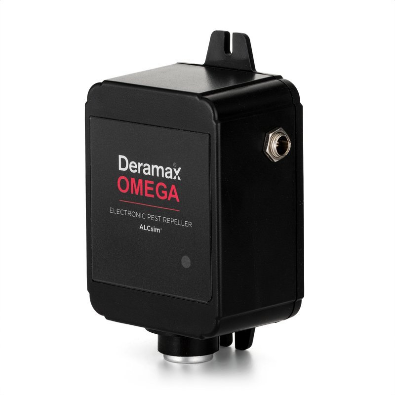 DERAMAX Deramax®-Omega. Ultrazvukový plašič kun a hlodavců II. generace s ALCsim®