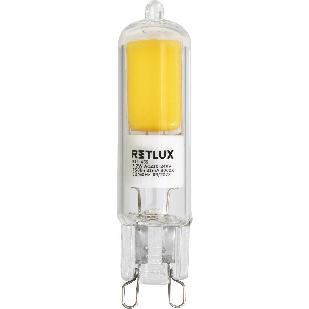 RLL 455 G9 COB 2,2W LED WW RETLUX