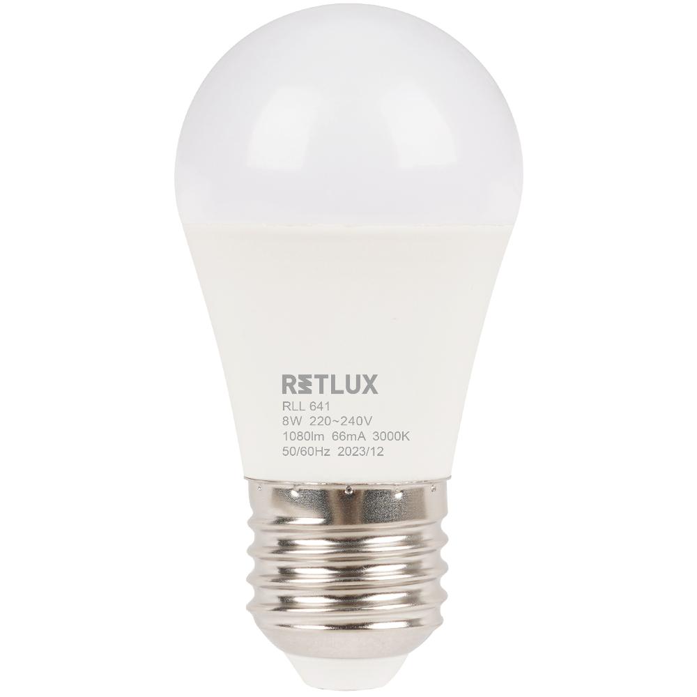RLL 641 G45 E27 miniG 8W WW D Retlux