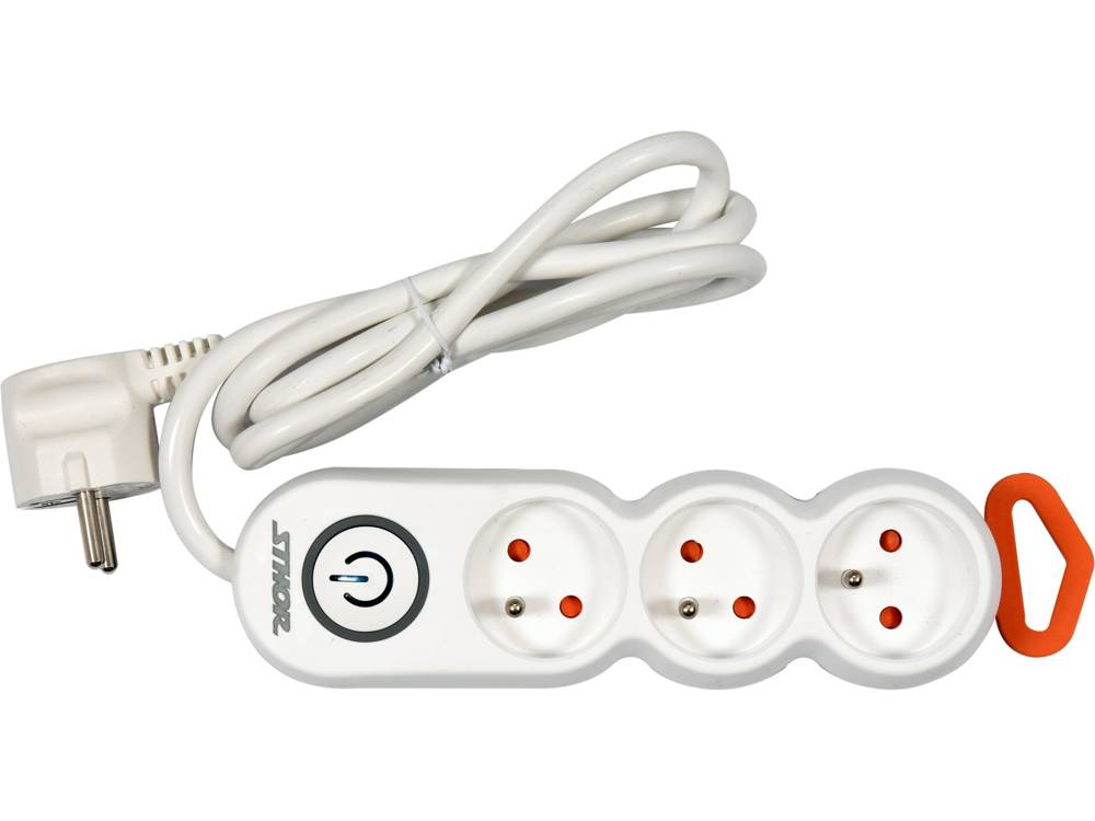 STHOR Kabel prodlužovací kancelářský 1,5 m 3 zásuvky