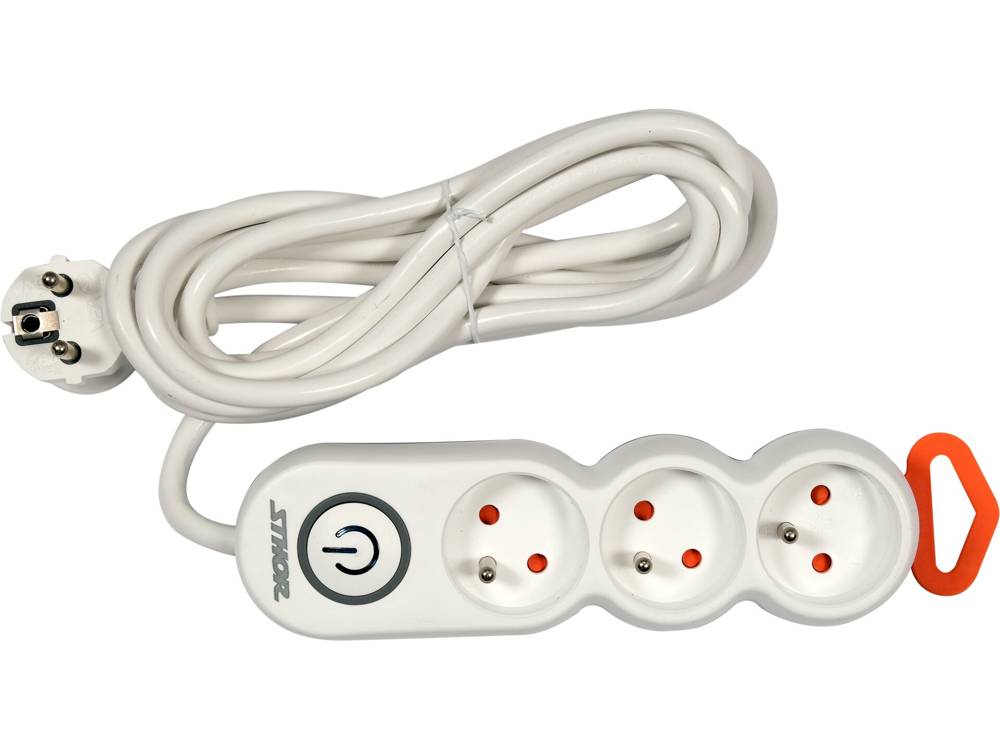 STHOR Kabel prodlužovací kancelářský 3 m 3 zásuvky