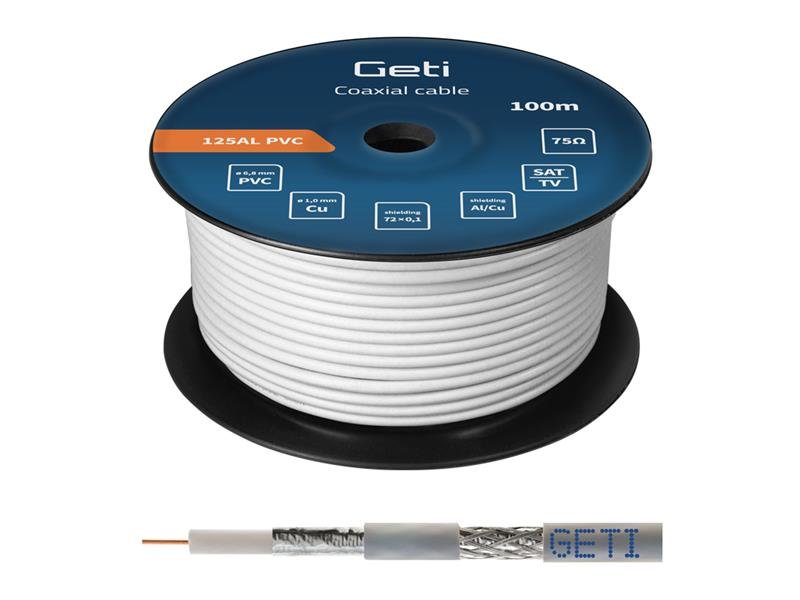 Vodič koax GETI 125AL PVC