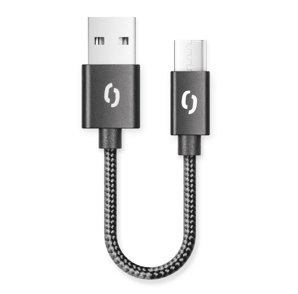 Datový kabel ALIGATOR PREMIUM 2A, USB-C 50cm černý