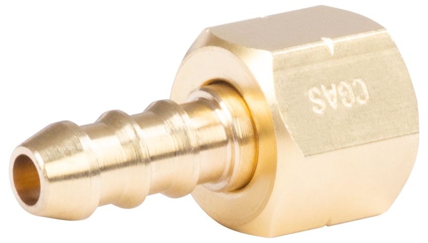 CGAS Nátrubek 8 s maticí G1/4" LH