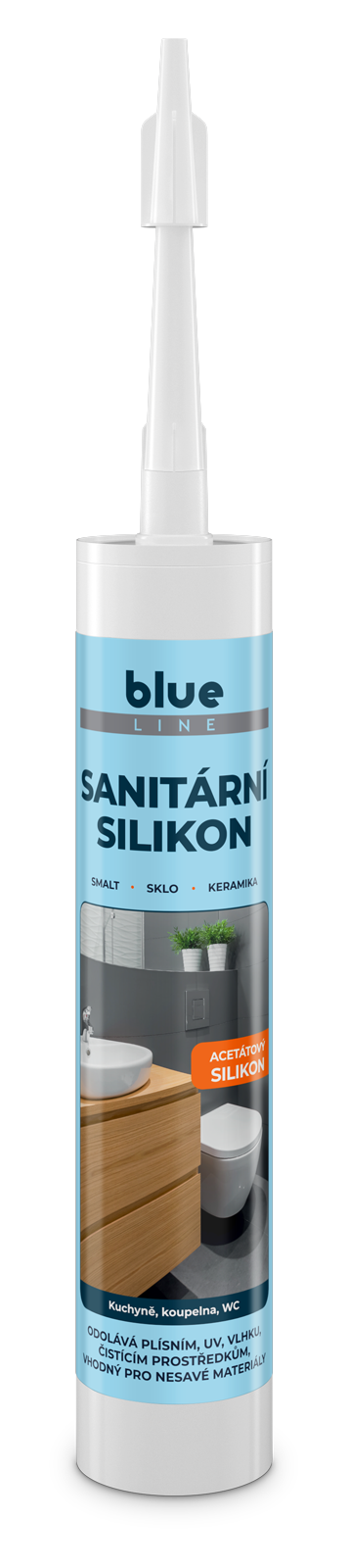 Mastersil sanitární silikon bílá 280ml Blueline