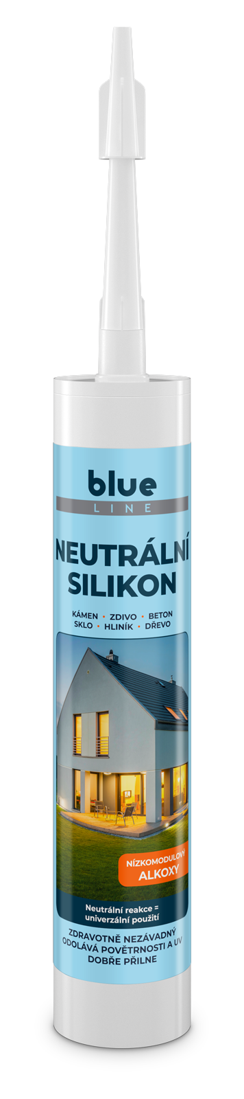 Mastersil neutrální silikon čirá 280ml blueline