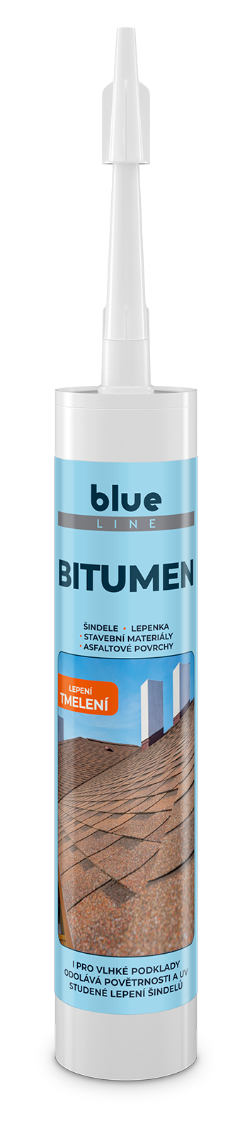 Mastersil střešní tmel bitumen 280 ml černý blueline