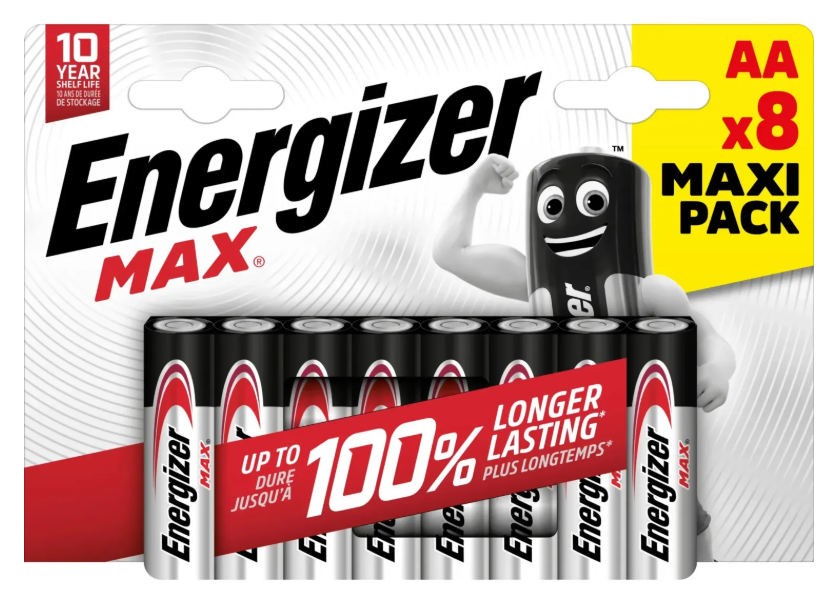 Energizer LR6 4+4BP AA MAX Alk