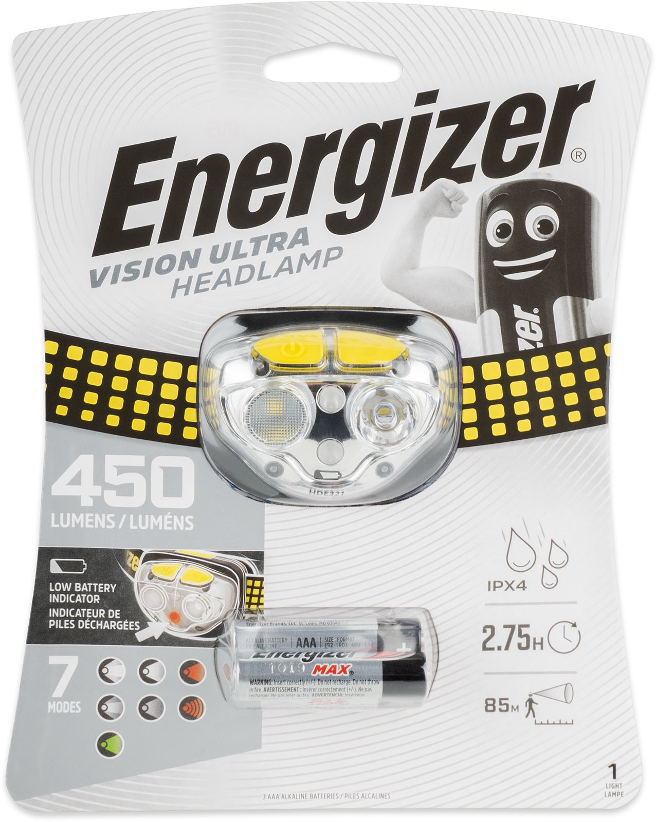 Čelová svítilna ENERGIZER Vision Ultra 450lm