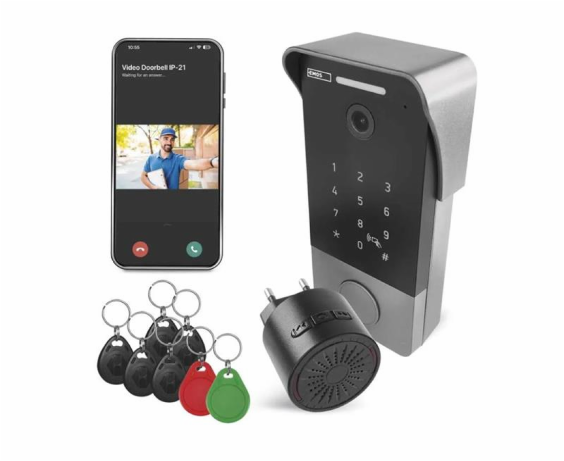 EMOS GoSmart videozvonek IP-21PoE H4034