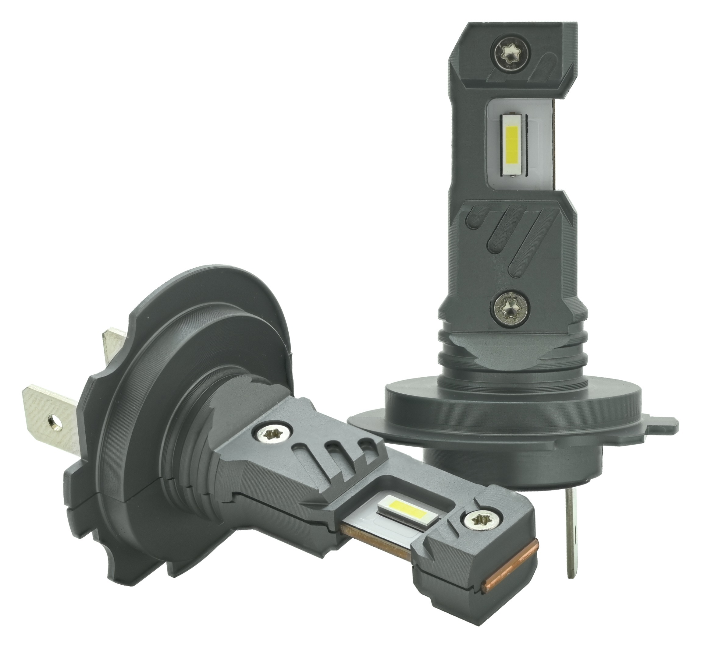 COMPASS Žárovka LED CSP chip GRAPHITE 12V H7 2ks