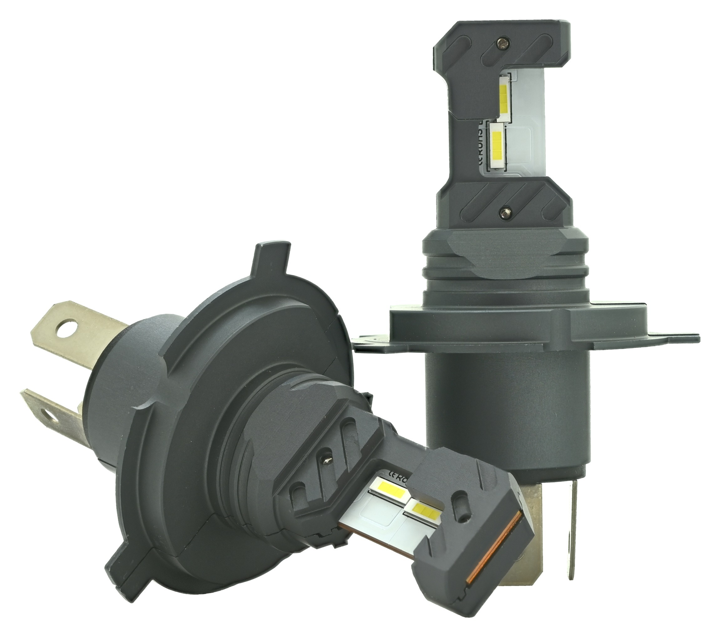 COMPASS Žárovka LED CSP chip GRAPHITE 12V H4 2ks