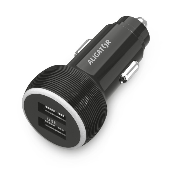 ALIGATOR Nabíječka do auta ALIGATOR, 2xUSB 2.4A