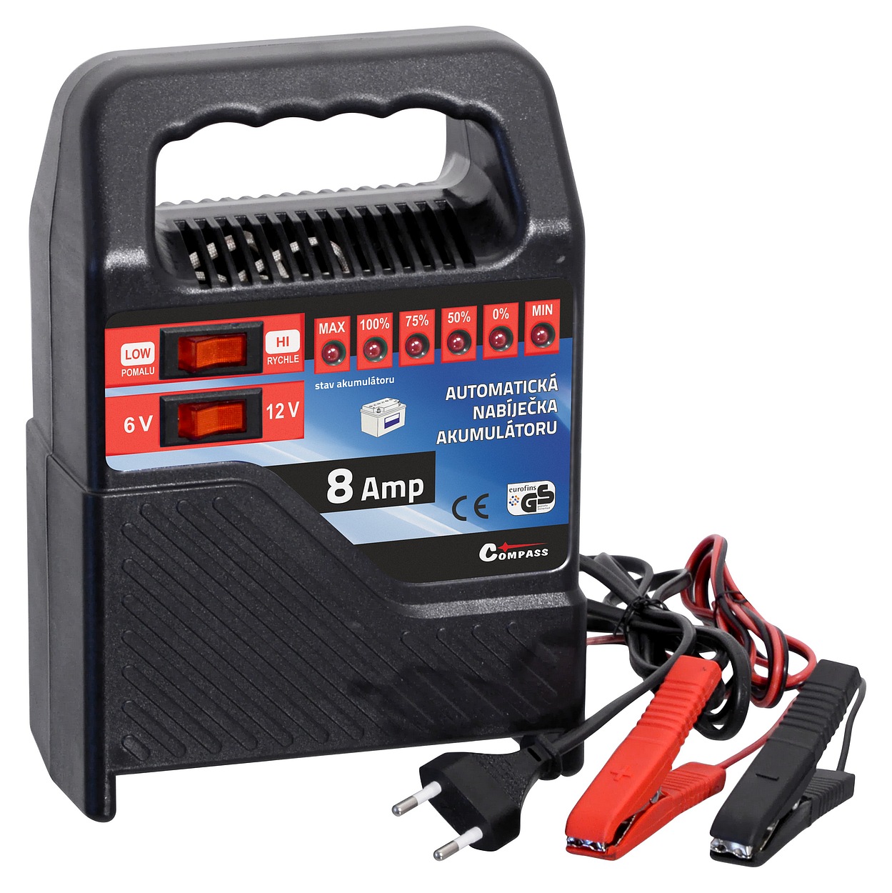 Nabíječka 8Amp 6/12V Compass 07138