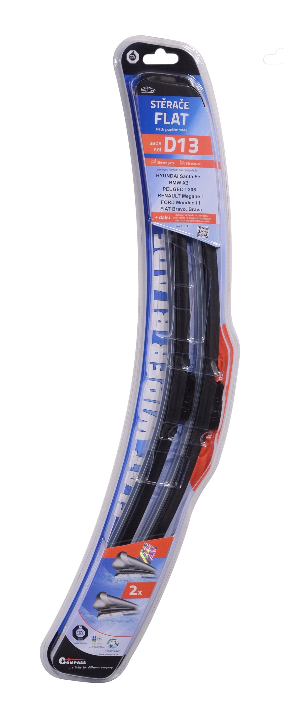 Compass FLAT DOUBLE 550+510mm 11113