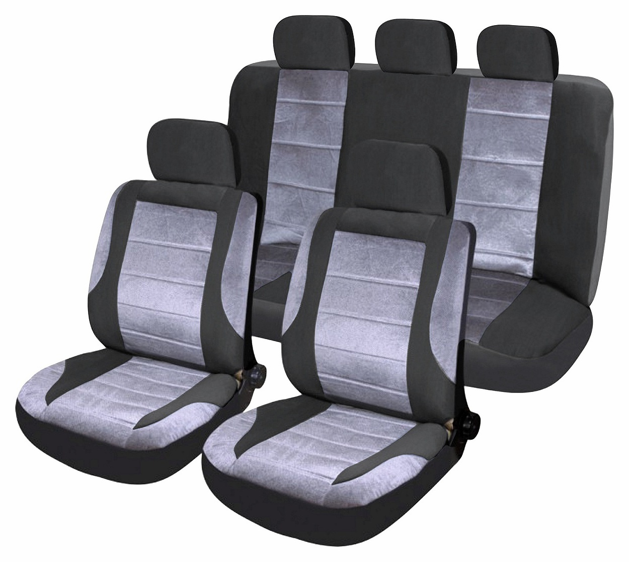 COMPASS Potahy sedadel sada 9ks DELUXE AIRBAG