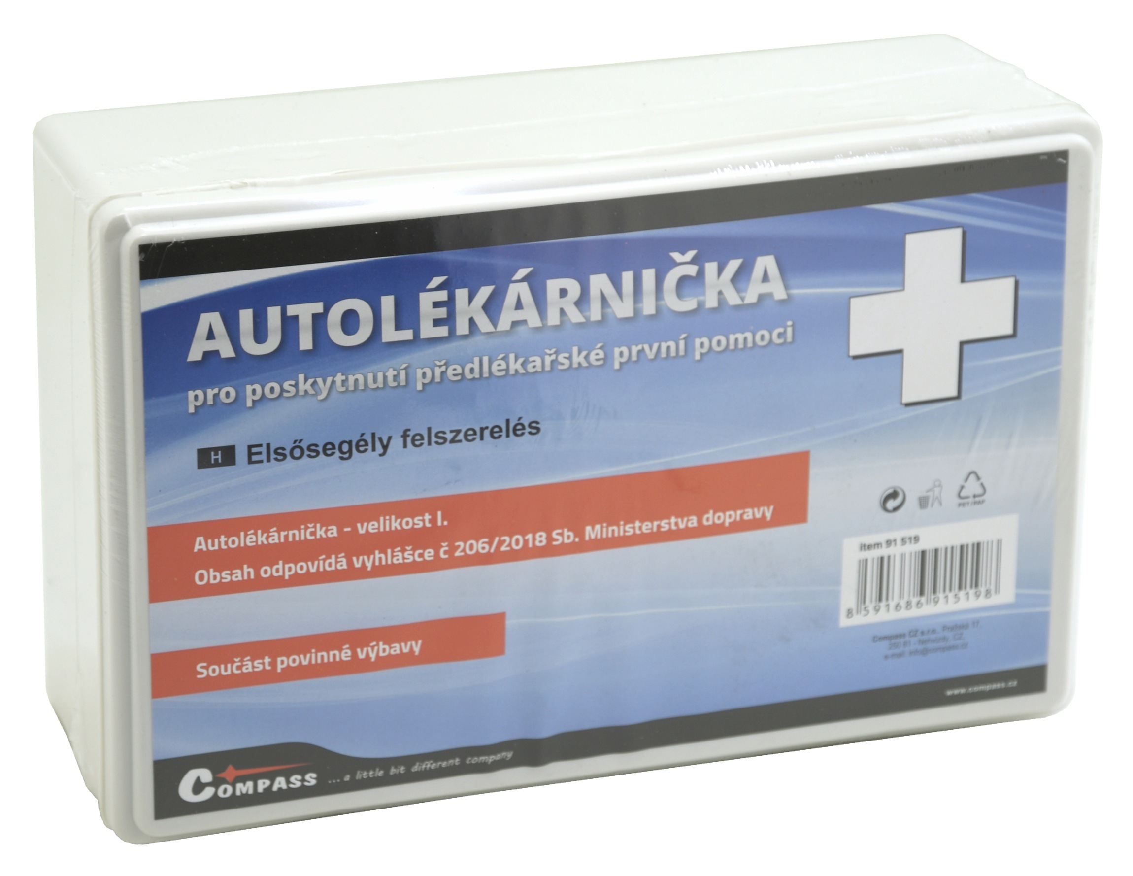 COMPASS Lékárnička I. plastová velká 91519