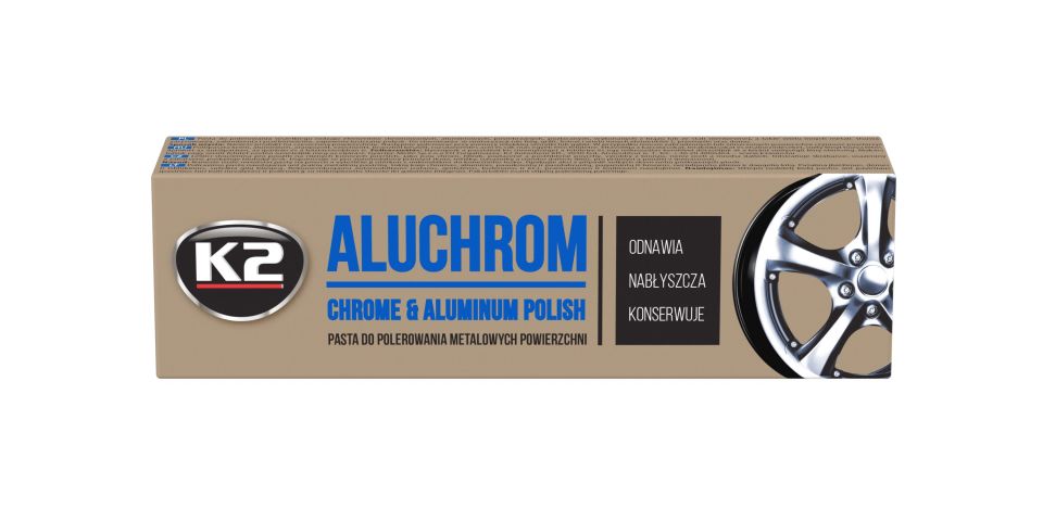 K2 ALUCHROM 120 g - pasta na čištění a leštění kovových povrchů amK003