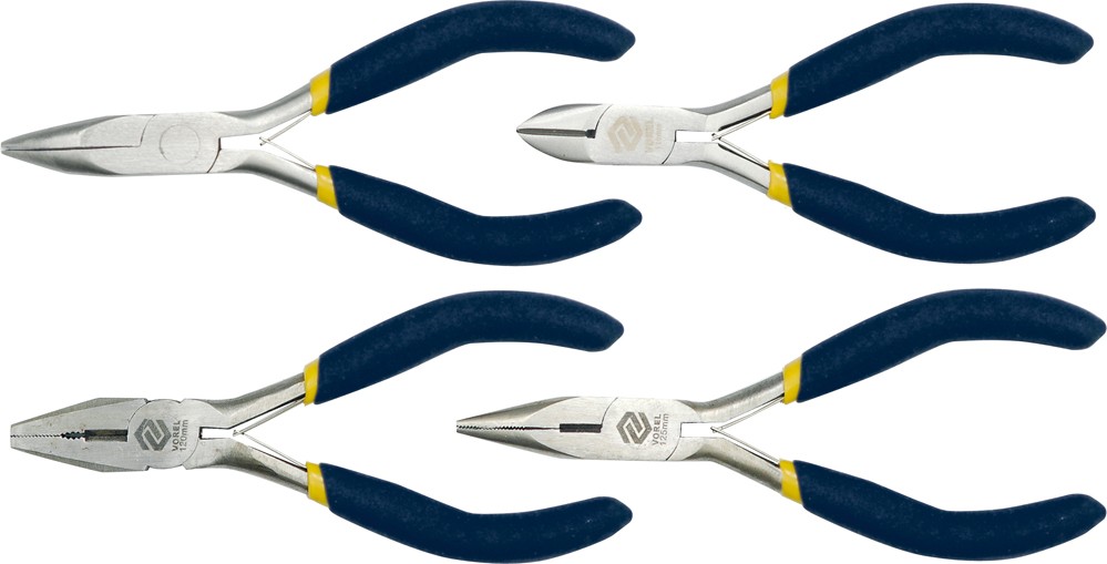 VOREL Kleště elektrikářské sada 4ks 125mm 42308