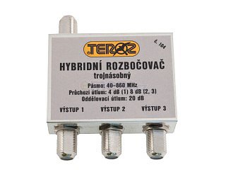 Anténní rozbočovač TEROZ T 104 X