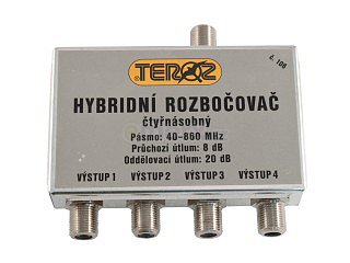 Anténní rozbočovač TEROZ T 106 X