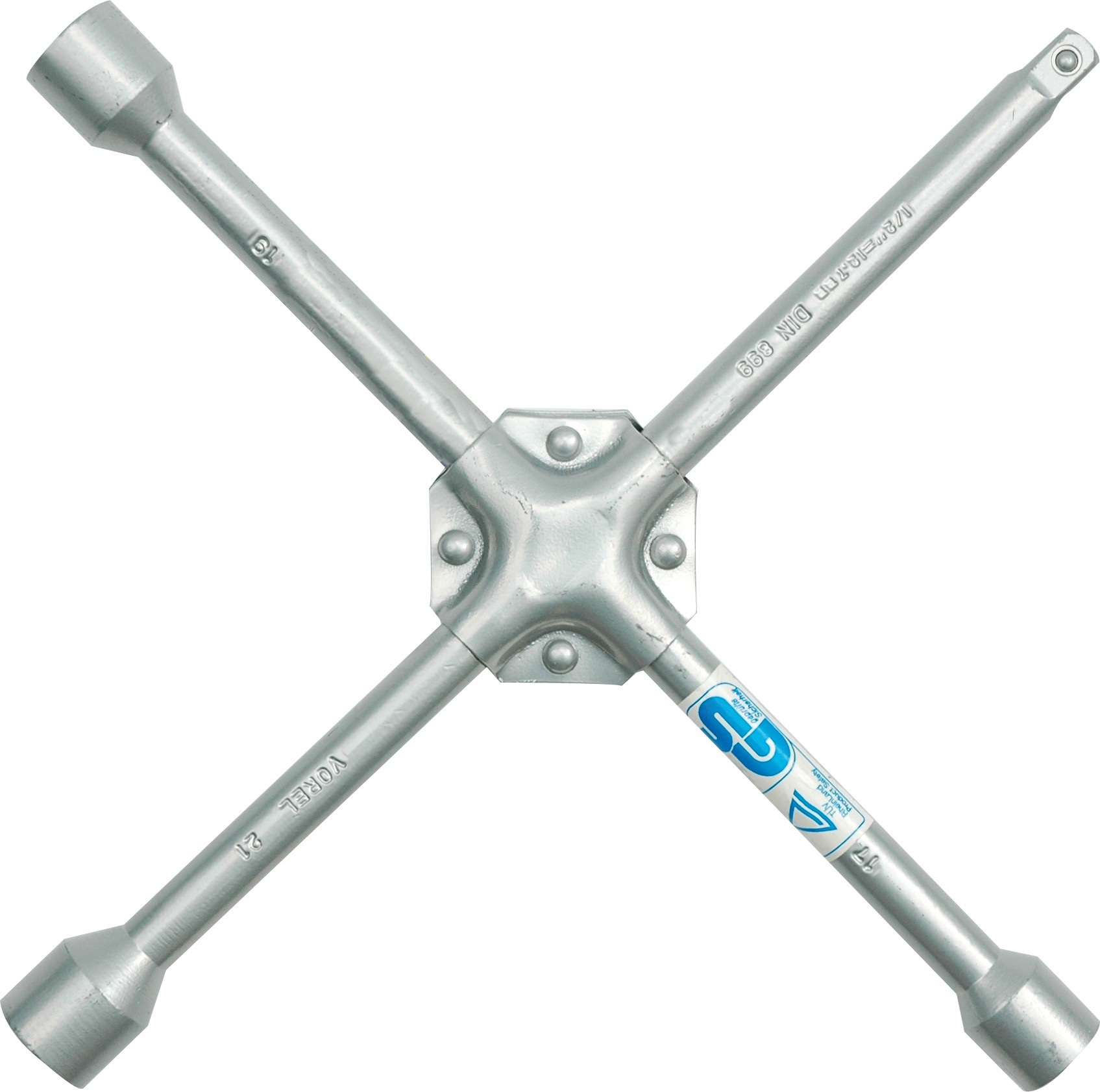 VOREL Compass Klíč na kola křížový 17-19-21-1/2" 57020