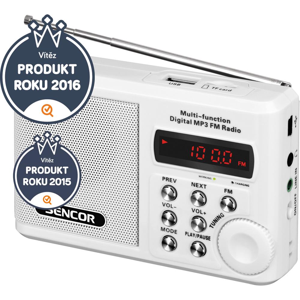 Sencor SRD 215 W radio s USB/MP3