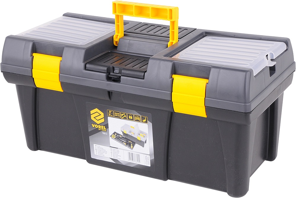 VOREL Box na nářadí plastový 20" 2 zámky 50cm 78813