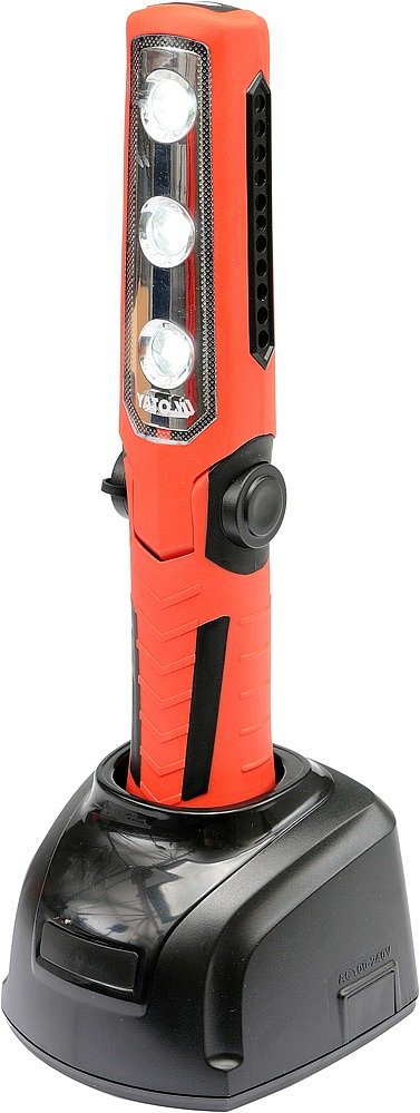 YOTA YT-8561 Lampa montážní 3+1 LED, bezpřívodová, 3,7V Li-ion, magnet+hák, 250lm