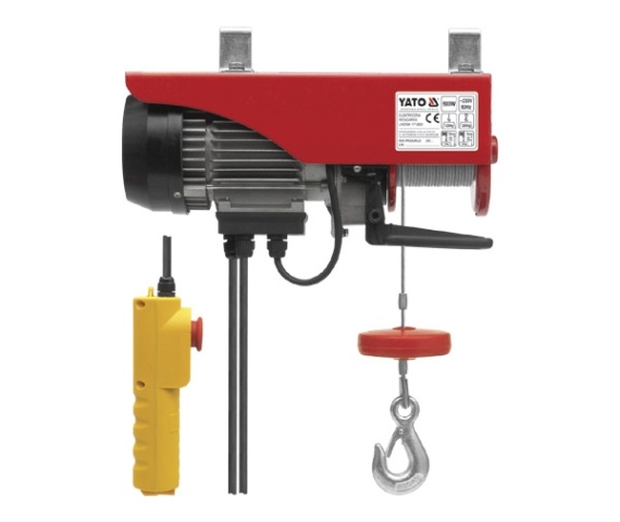 YATO Elektrický naviják 1050W 300/600Kg YT-5905