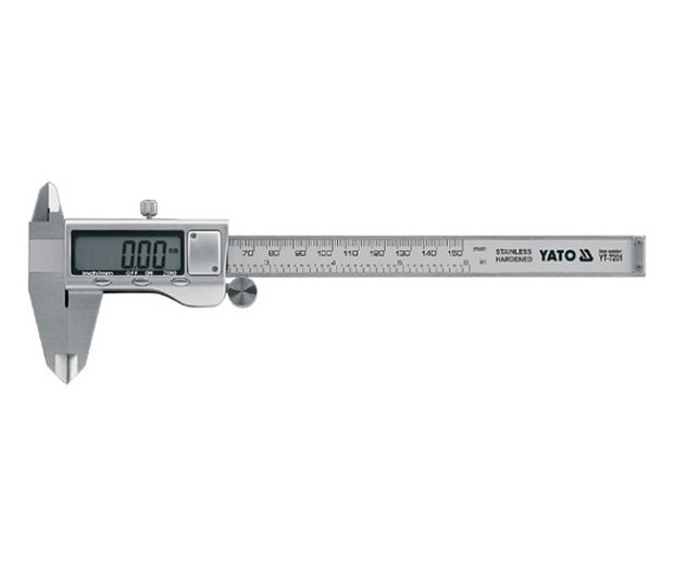 Měřítko posuvné 150 x 0,03 mm elektronické TO-15240