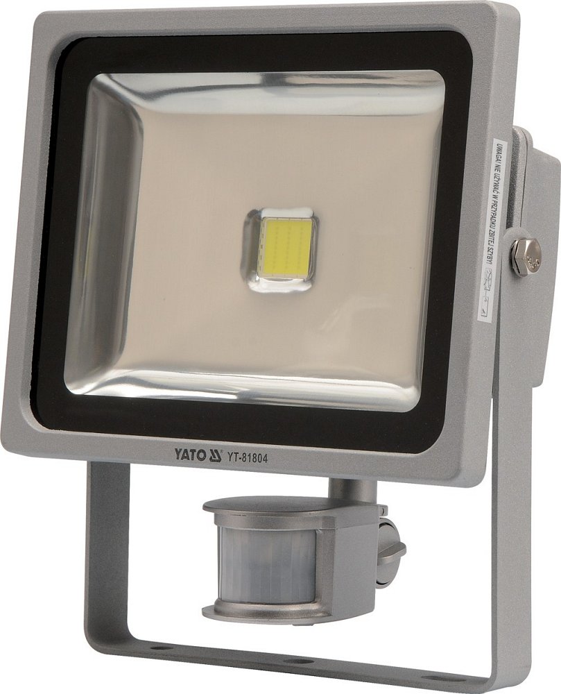 Reflektor s vysoce svítivou COB LED, 30W, 2100lm, IP44, pohyb. senzor