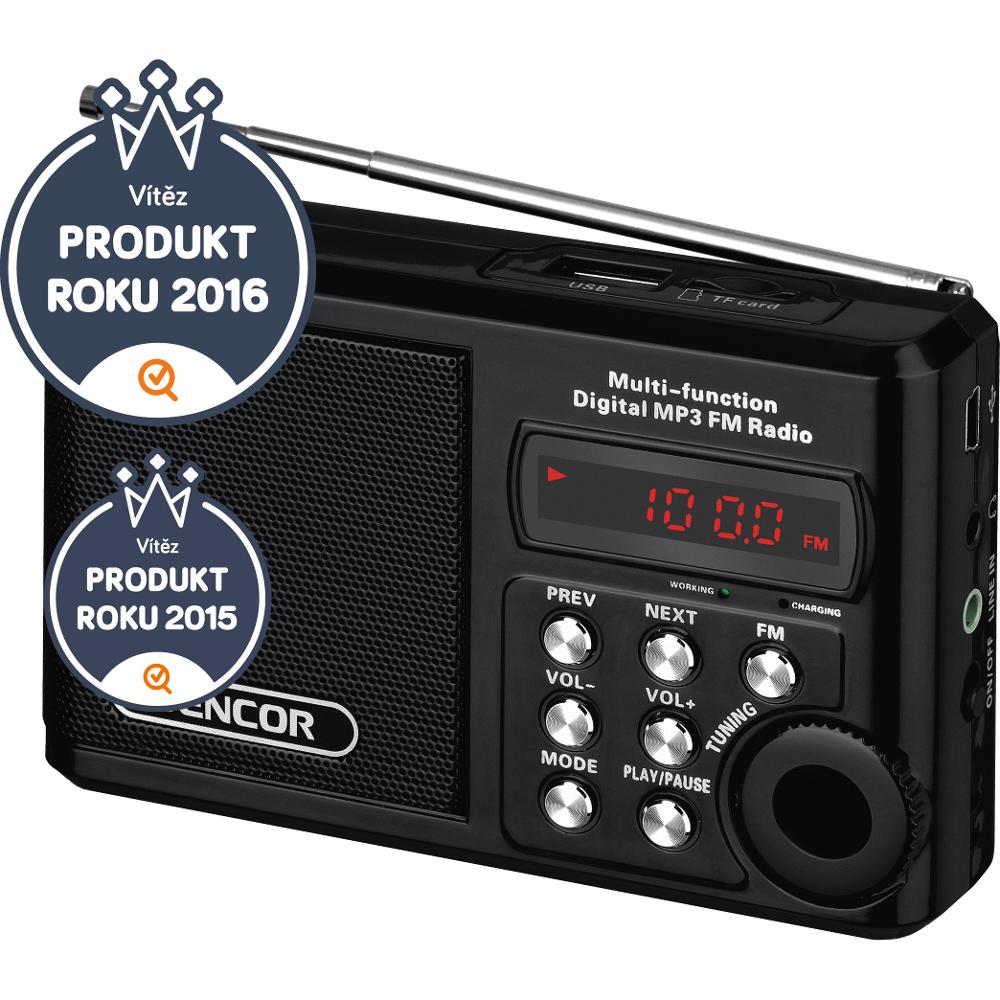 Sencor SRD 215 B radio s USB/MP3