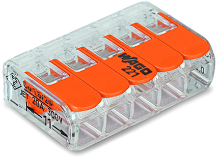 WAGO svorka 5x 0,14-4mm2