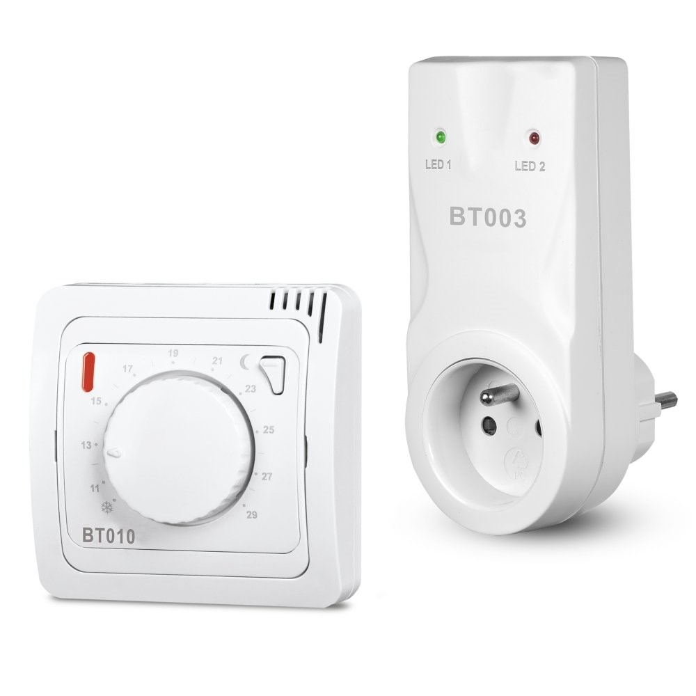 ELEKTROBOCK Termostat bezdrátový BT013 se systémem samoučení kódů