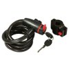 Zámek na kolo DYNAMIK+úchyt 120cm/8mm
